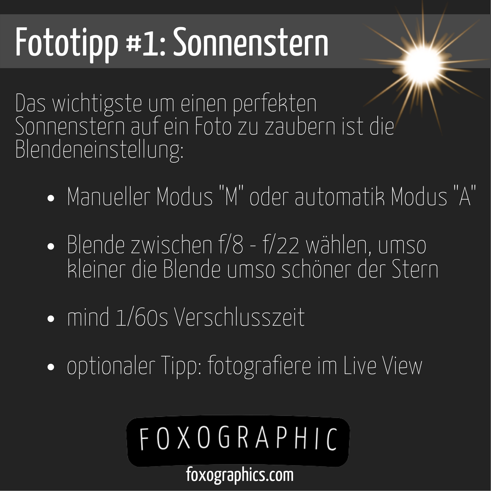 Merkzettel Sonnenstern